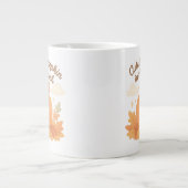 Die Niedlichsten Pumpketten im Patch Fall Design V Jumbo-Tasse (Vorderseite)