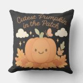 Die Niedlichsten Pumpketten im Patch Fall Design V Kissen (Vorderseite)