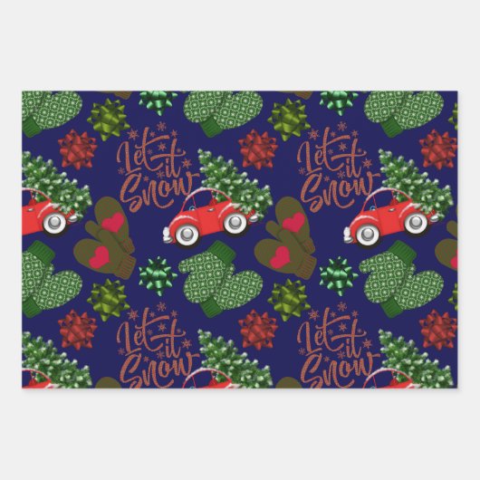 Die Niedlichsten Weihnachten Geschenkpapier Set (Vorderseite 3)