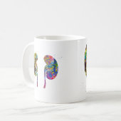 Die Nieren Anatomie Kaffeetasse (Vorderseite Links)