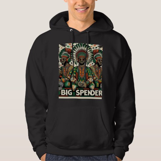 Die nigerianische Hoodie Kollektion "Big Spender" (Vorderseite)