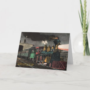 Die Night Express Grußkarte Karte