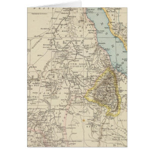 Die Nillander - Atlas-Karte des Nils