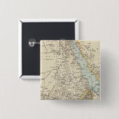 Die Nillander - Atlas-Karte des Nils Button (Vorne & Hinten)