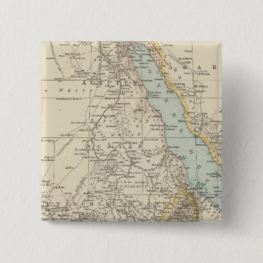 Die Nillander - Atlas-Karte des Nils Button (Vorderseite)