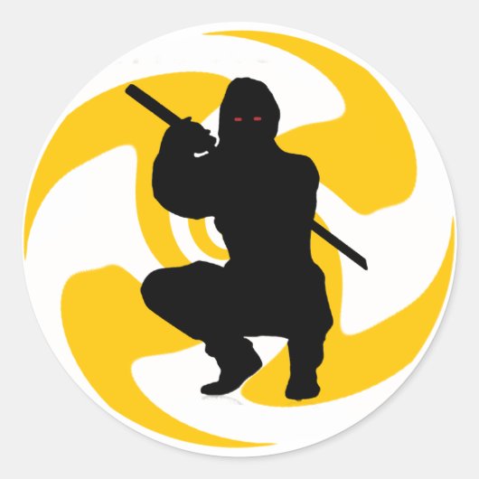 DIE NINJA CREED RUNDER AUFKLEBER (Vorderseite)