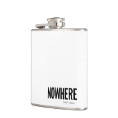 Die Nirgendwo-Reise-Flasche Flachmann (Links)