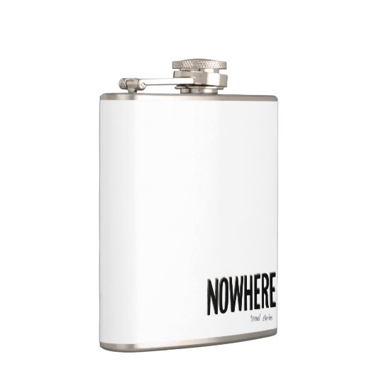Die Nirgendwo-Reise-Flasche Flachmann (Rechts)