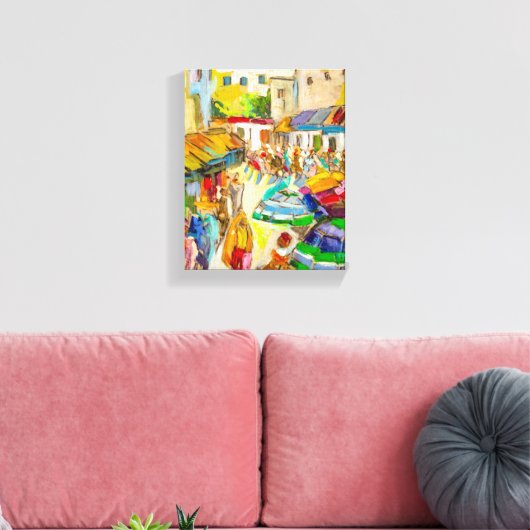 Die Nische Leinwanddruck (Insitu (Wohnzimmer))