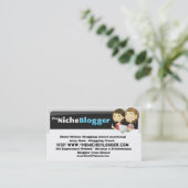 Die Nischeblogger-Karten Visitenkarte (Stehend Vorderseite)