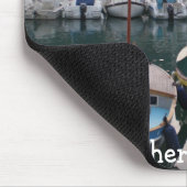 Die Nizza Boote, würde ich vielmehr… segeln Mousepad (Ecke)