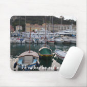 Die Nizza Boote, würde ich vielmehr… segeln Mousepad (Mit Mouse)
