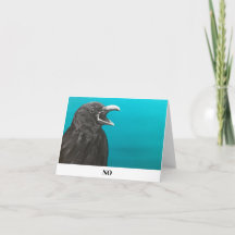 Die No Crow-Notenkarte