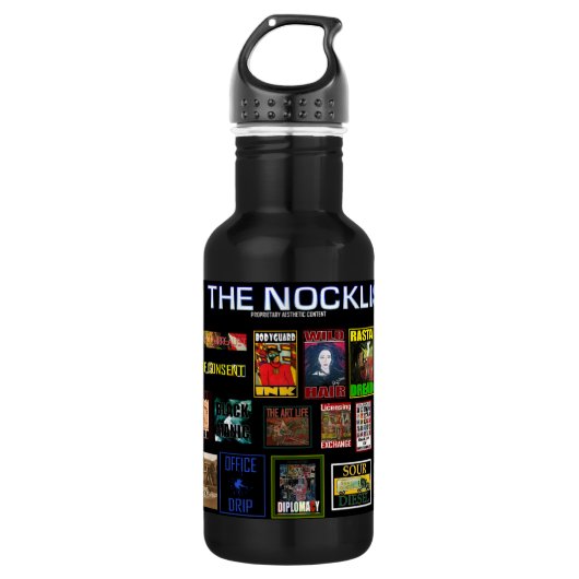 DIE NOCKLISTE TRINKFLASCHE (Vorderseite)