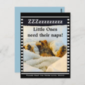 Die Noise Level Down-Karte behalten Postkarte (Vorne/Hinten)