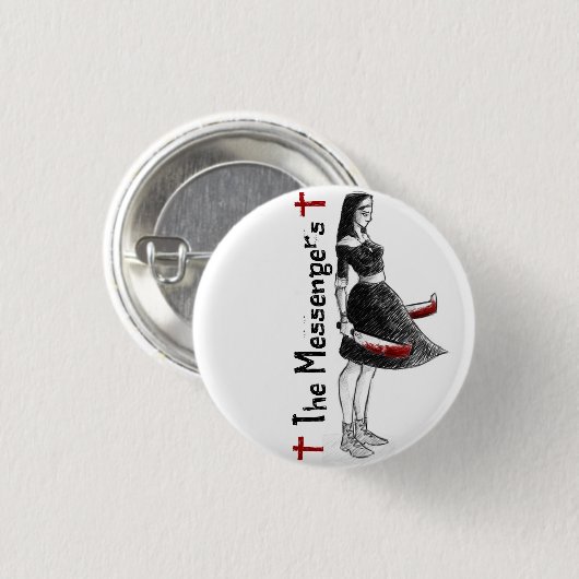 Die NONNE Button (Vorne & Hinten)