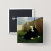 Die Nonne im Kloster-Garten, 1869 Button (Vorne & Hinten)