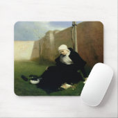 Die Nonne im Kloster-Garten, 1869 Mousepad (Mit Mouse)