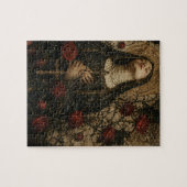 Die Nonne und die roten Rosen Puzzle (Horizontal)