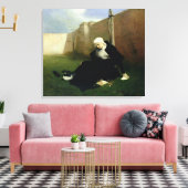 Die Nonnen im Klostergarten, 1869 Leinwanddruck (Insitu (Wohnzimmer))