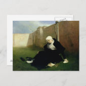 Die Nonnen im Klostergarten, 1869 Postkarte (Vorne/Hinten)