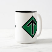 Die nordische Widerstandsbewegung Zweifarbige Tasse (VorderseiteRechts)