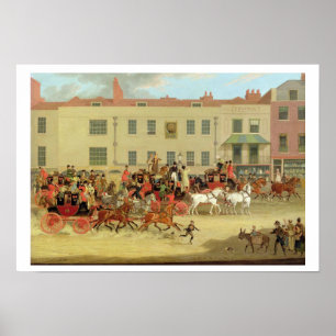 Die Nordland-Post am Pfau, Islington, Poster