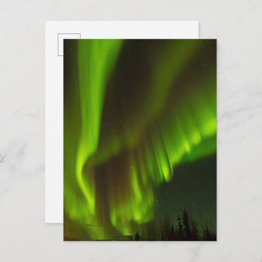 Die Nordlichter | Banken, Alaska Postkarte (Vorne/Hinten)