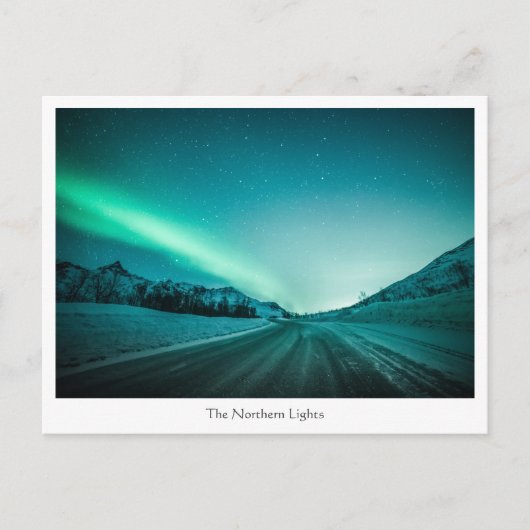 Die Nordlichter Postkarte (Vorderseite)