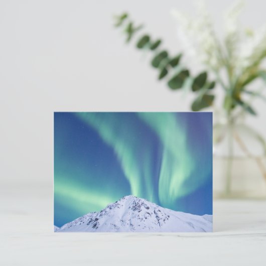 Die Nordlichter Postkarte (Stehend Vorderseite)