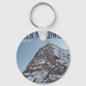 Die Nordmauer des Eigers Schlüsselanhänger (Vorderseite)