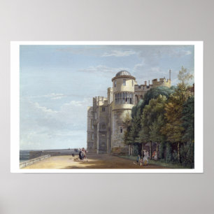 Die Nordterrasse, das Schloss Windsor, blickt nach Poster