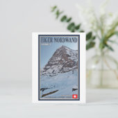 Die Nordwand des Eiger Postkarte (Stehend Vorderseite)