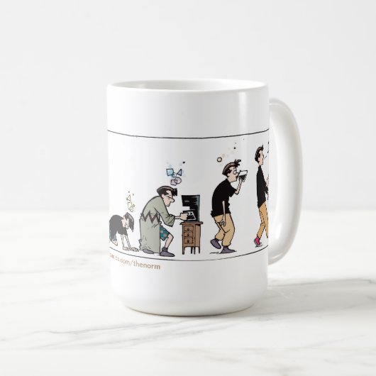 Die Norm - Evolution von Kaffee Kaffeetasse (VorderseiteRechts)