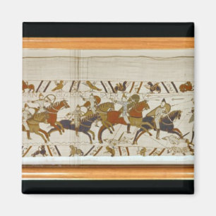 Die normannische Kavallerie nimmt Englisch in Magnet