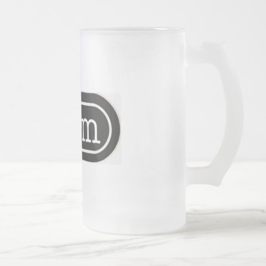 Die Normen-Logo-Bier-Tasse Mattglas Bierglas (Rechts)