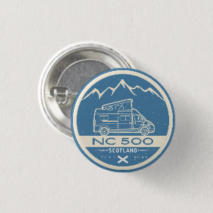 Die North Coast 500 auf Carvan NC 500 Geschenken Button