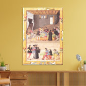 Die Notare und die Sekretäre des Königs Leinwanddruck (Insitu (Wohnzimmer))