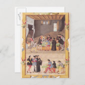 Die Notare und die Sekretäre des Königs Postkarte (Vorne/Hinten)