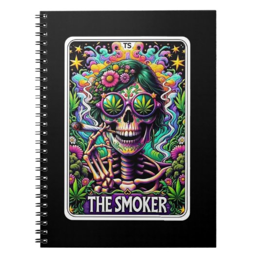Die Notebook-Sammlung der Smoker-Tarot-Card Notizblock (Vorderseite)