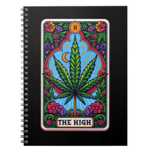 Die Notebook-Sammlung High Tarot Card Notizblock