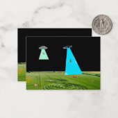 Die Notecard des Rinds aufblähen Mitteilungskarte (Vorderseite/Rückseite Beispiel)