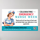 Die Notkrankenwoche wird jährlich als Poster beoba (Vorne)