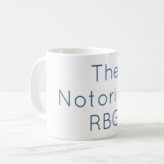 Die notorische RBG Tasse (Vorderseite Links)
