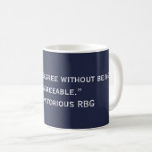 Die notorische RBG unangenehme Zitat-Tasse Kaffeetasse (VorderseiteRechts)