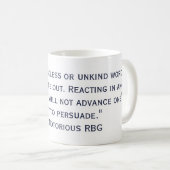 Die notorische RBG Zitat-Tasse Kaffeetasse (VorderseiteRechts)
