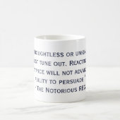 Die notorische RBG Zitat-Tasse Kaffeetasse (Mittel)