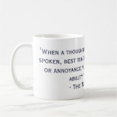 Die notorische RBG Zitat-Tasse Kaffeetasse (Links)