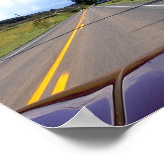 Die Notwendigkeit der Geschwindigkeit Poster (Ecke)