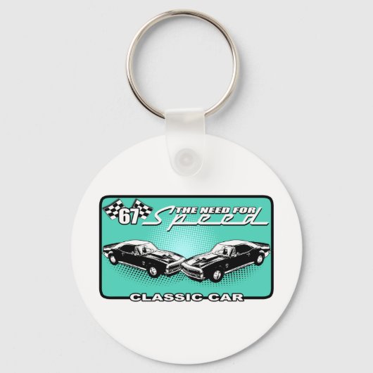 Die Notwendigkeit der Geschwindigkeit Schlüsselanhänger (Vorderseite)